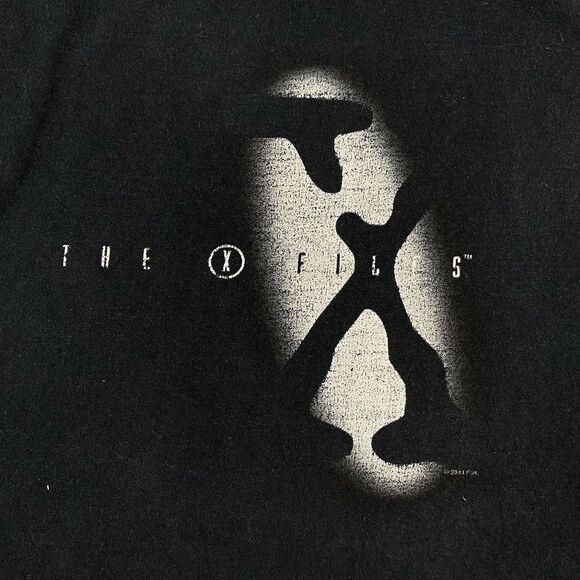 The X Files Men’s T- Shirt Short Sleeve Casual Y2K Logo Print Shirt Size 3XL - Picture 3 of 6